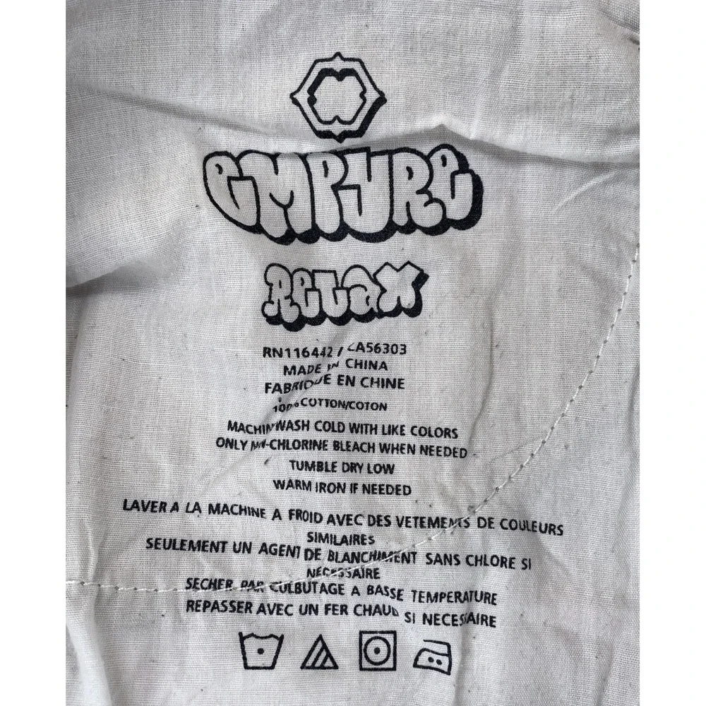 Empyre Corduroy Pants Skate Y2K Style Beige Men's 30 27